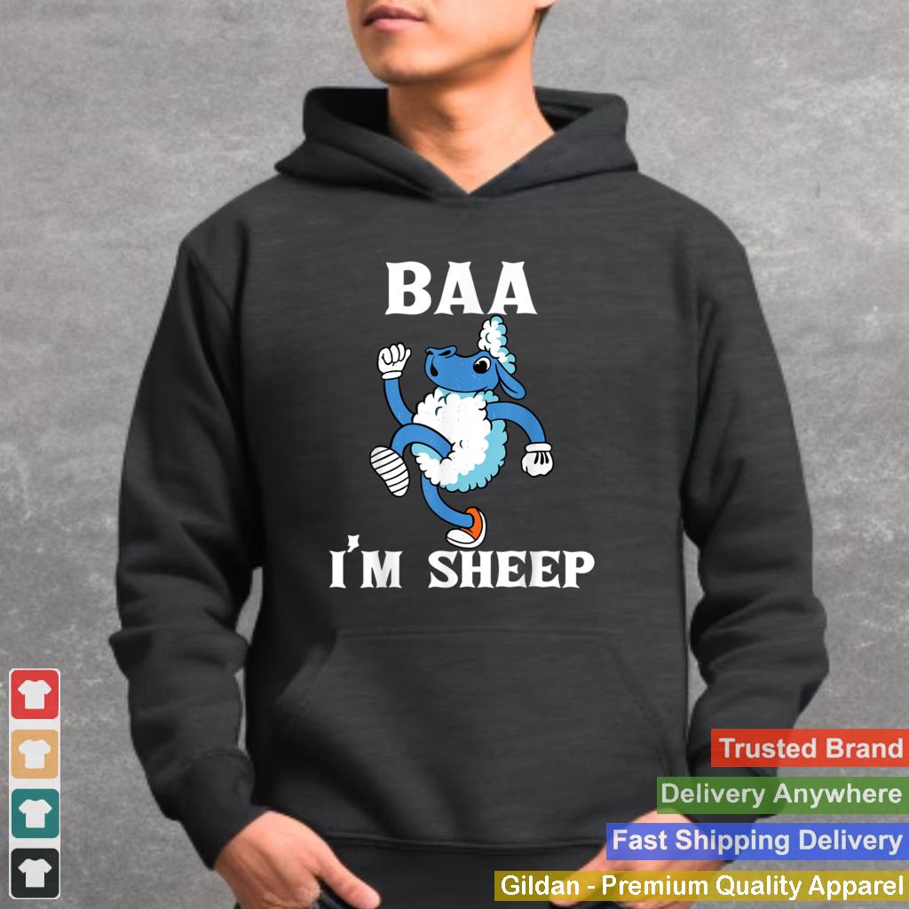 Baa Im A Sheep FUNNY FARMER IDEA FOR WOMENKIDSBOYGIRL T Shirt 1