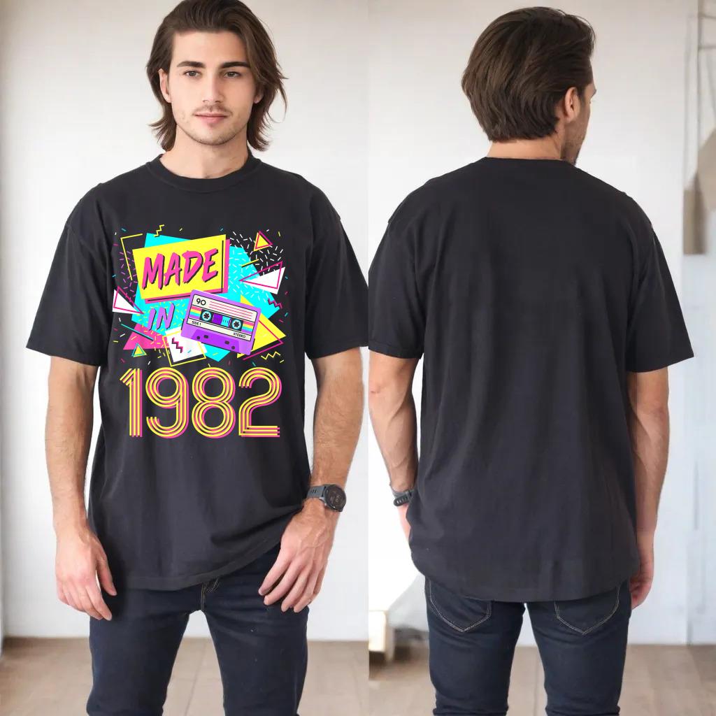 Made In 1982 40 Years Old Retro Vintage 80s 40th Birthday