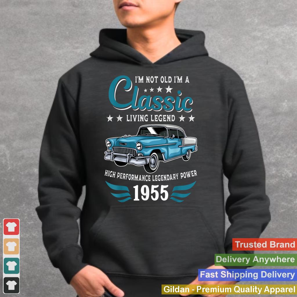 Vintage 1955 Birthday Classic Car for Legends Born In 1955