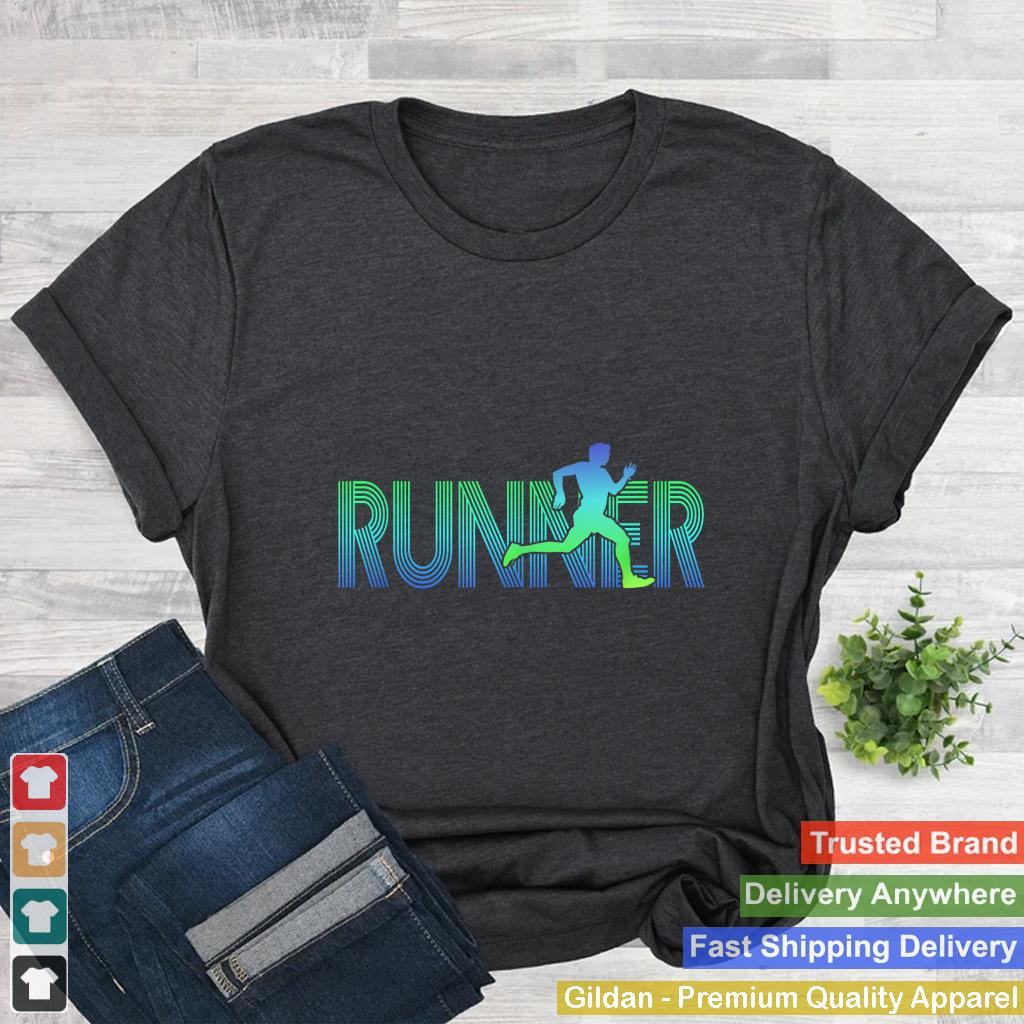 Runner Track & Field Cross Country Marathon Running Graphic