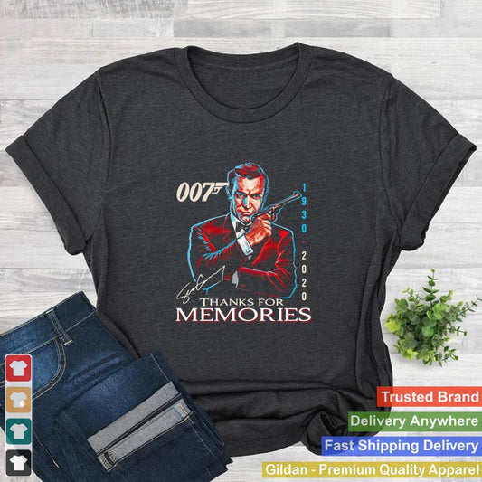 007 1930 – 2020 Signature Thanks For Memories shirt