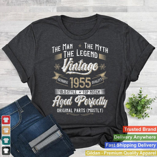 70th Birthday Gift Vintage 1955 Men Funny 70 Years Old 1955