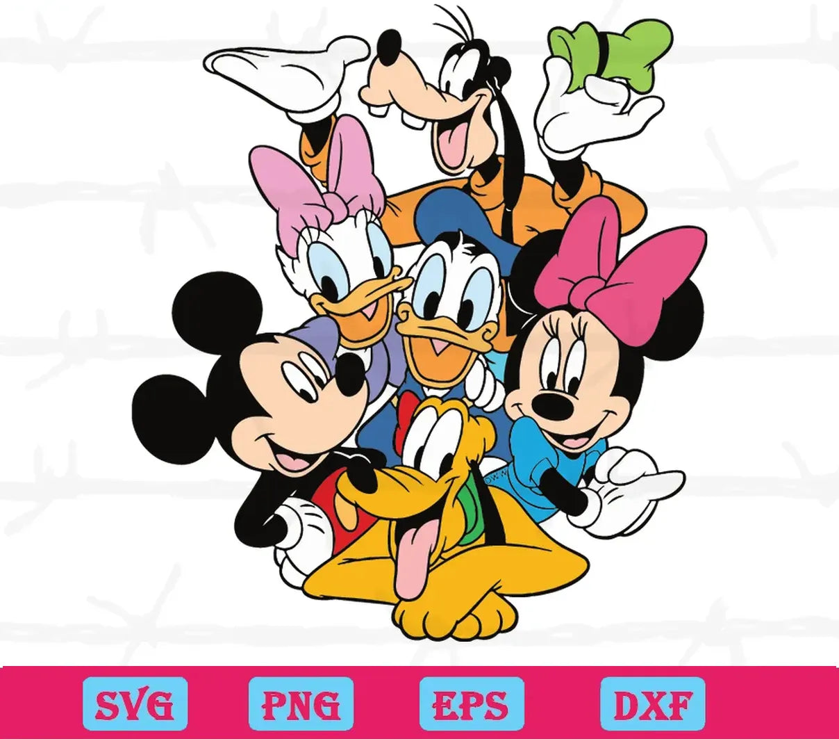 Mickey Mouse Clubhouse Svg