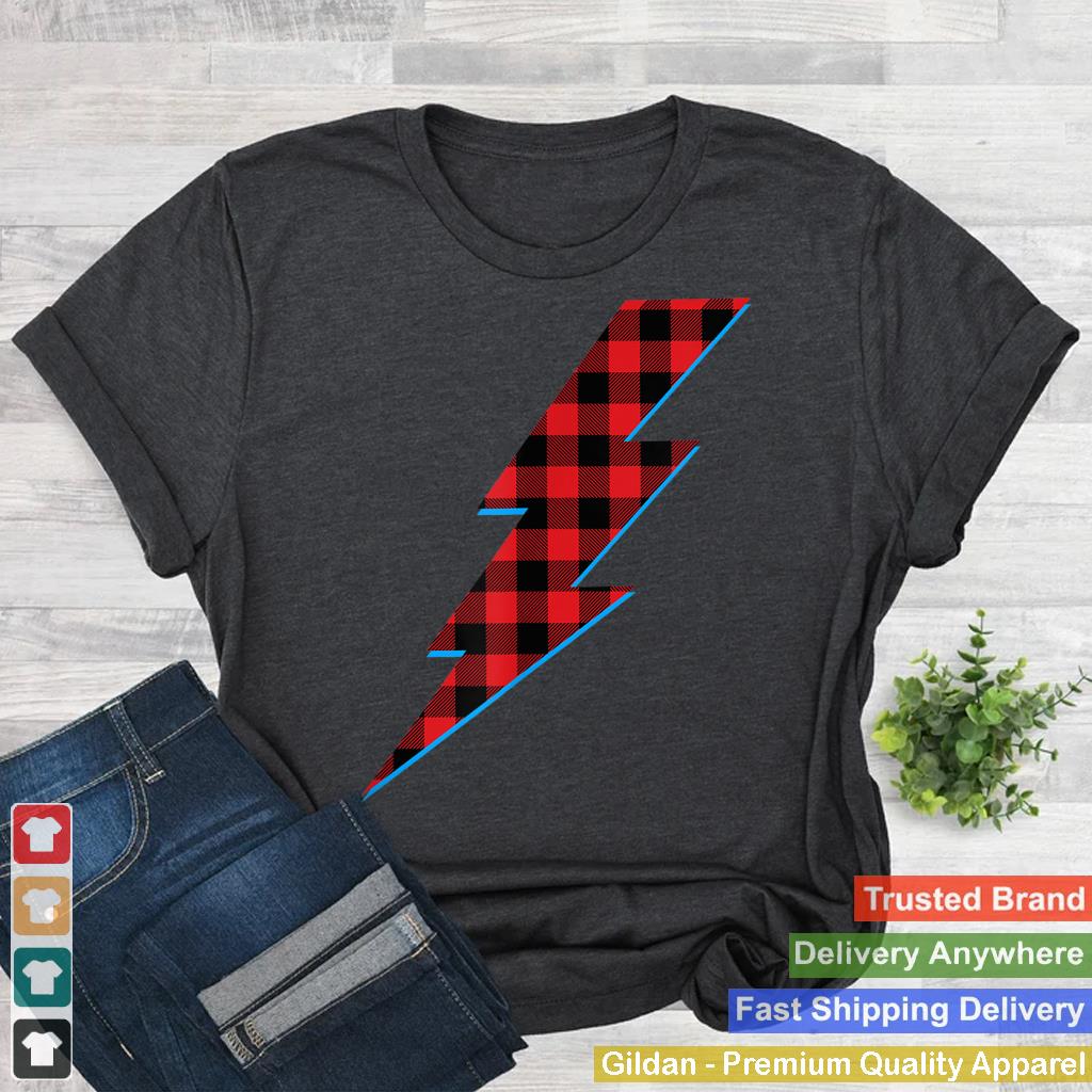 Simple Christmas Blitz in Red Plaid Buffalo Check Lightning