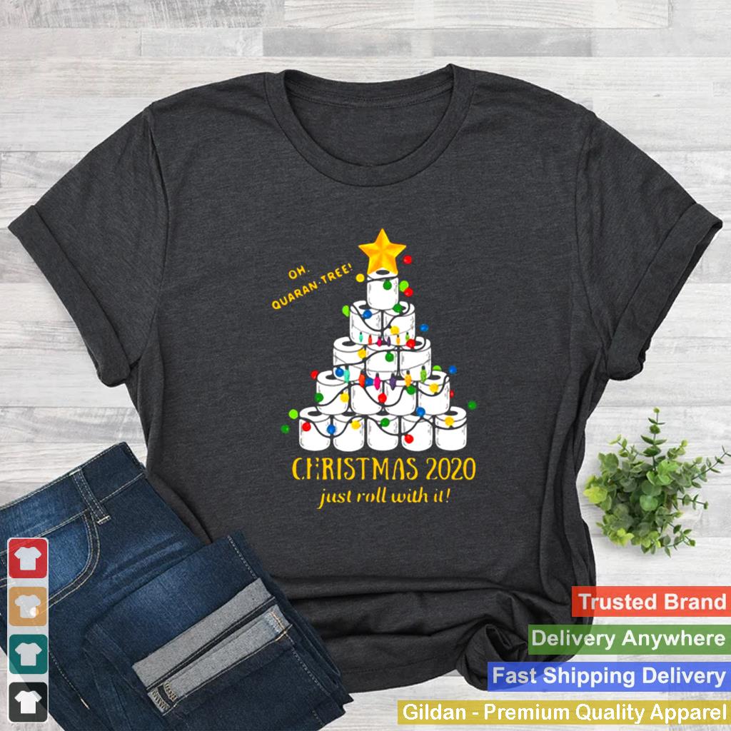 2020 Funny Quarantine Christmas Toilet Paper Tree shirt