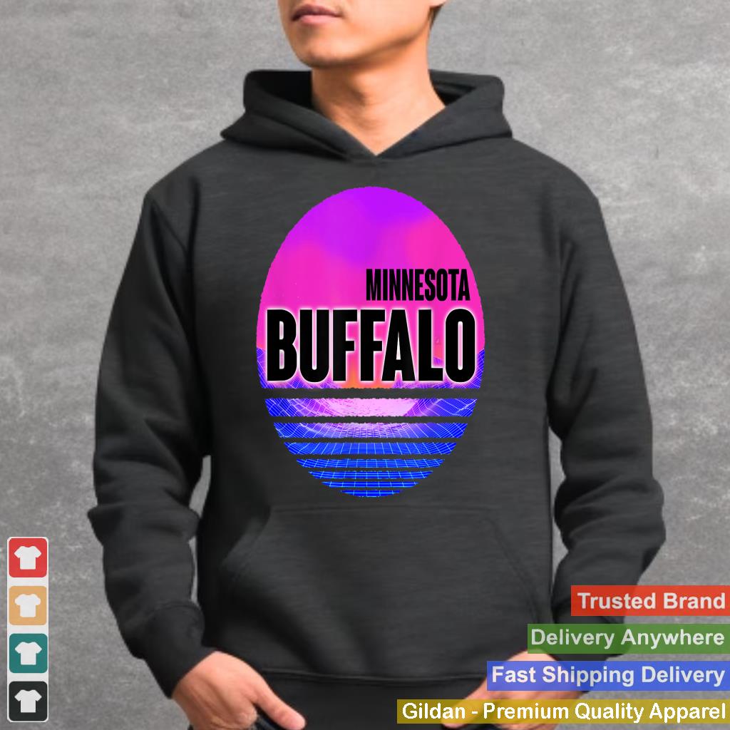 Vintage Buffalo Vaporwave Minnesota