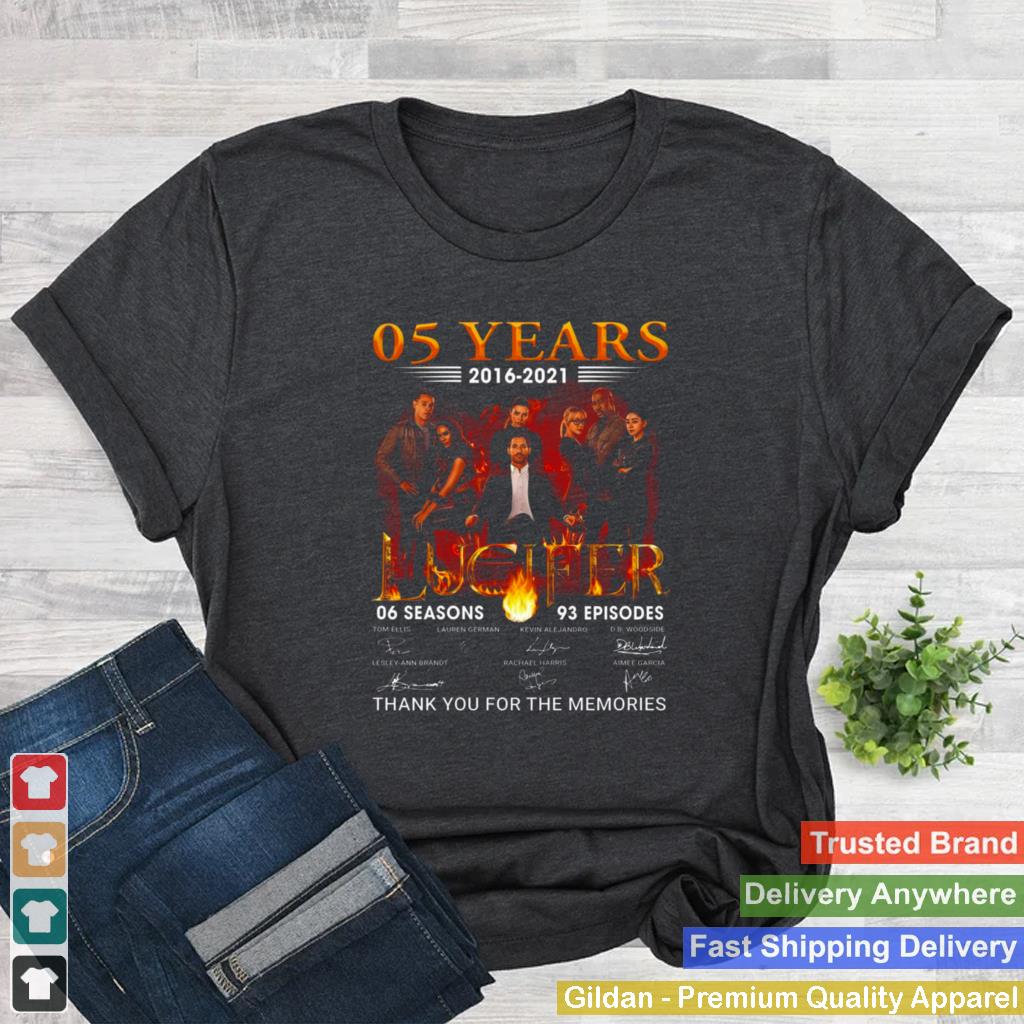 05 years 2016 2021 Lucifer 06 season 93 episodes signatures shirt