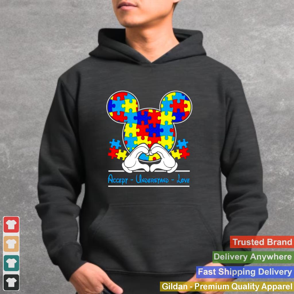 Autism Mickey Mouse accept understand love shirt