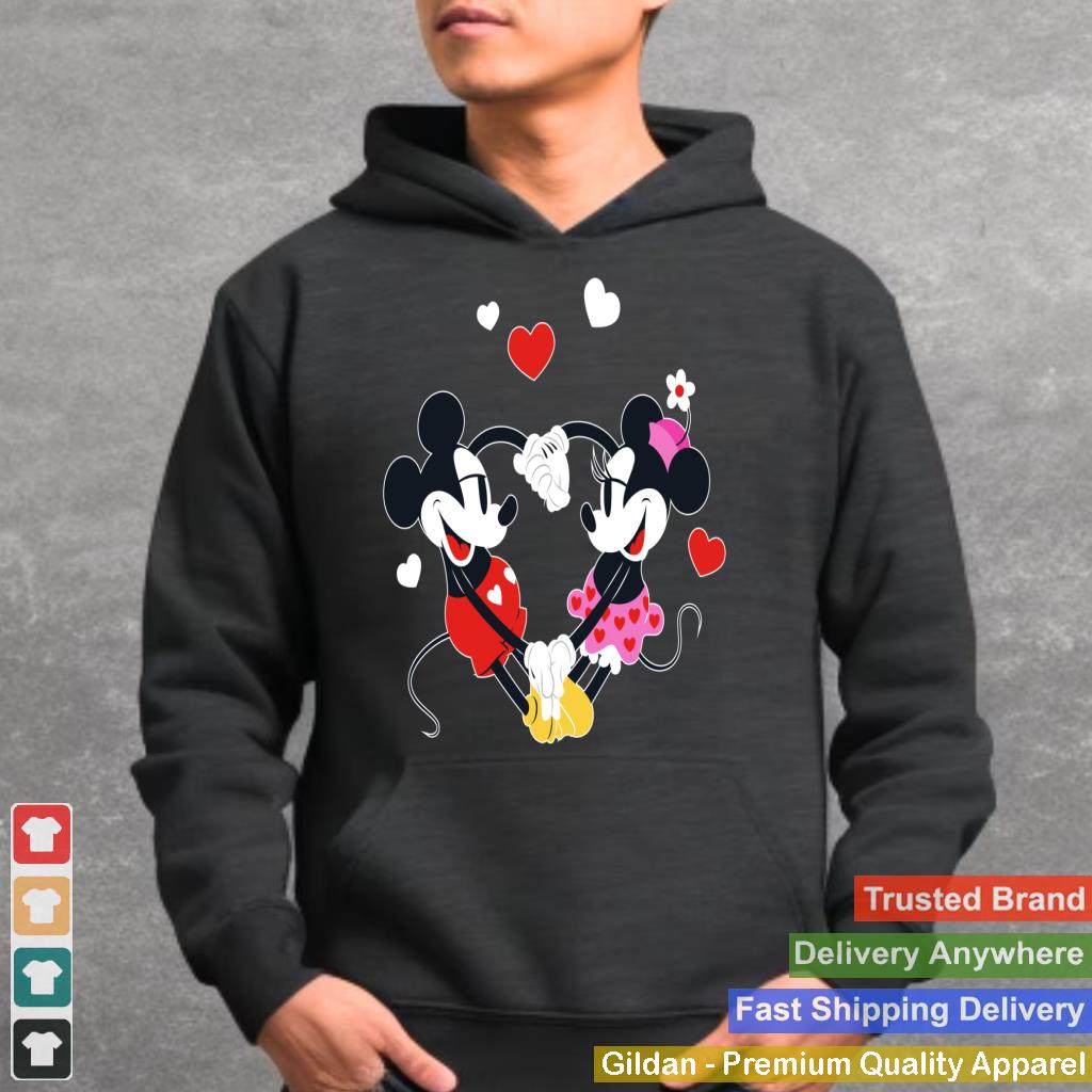 Disney Mickey and Minnie Hearts Valentineu2019s Day Sweatshirt