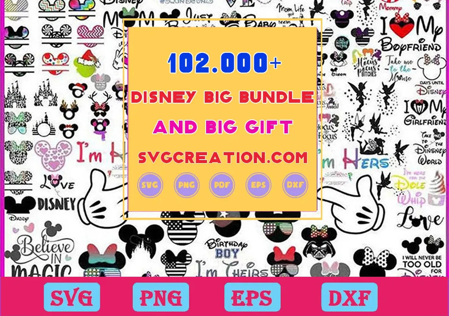 102000+Disney designs