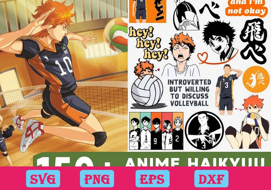 150+ Anime Haikyuu Svg Bundle