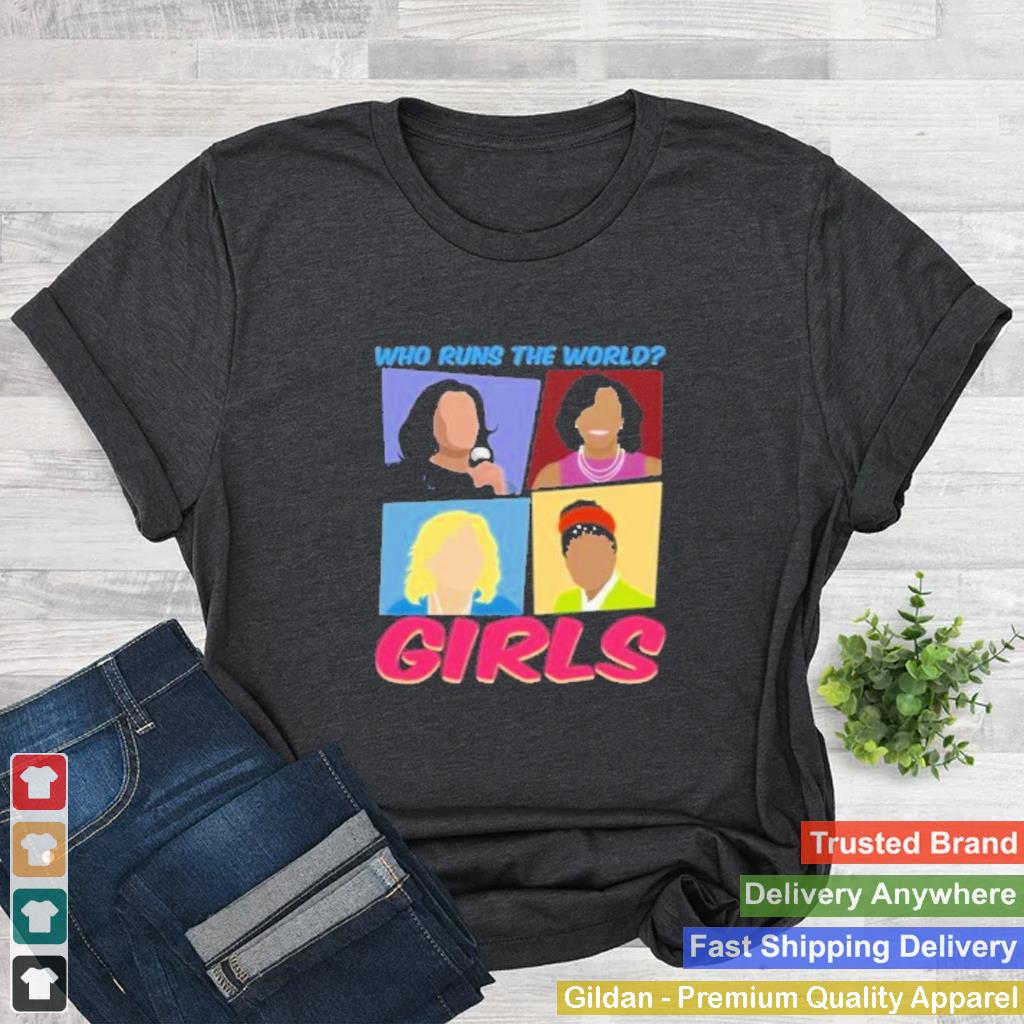 inauguration 2021 kamala michelle amanda jill who runs the world girls feminist shirt