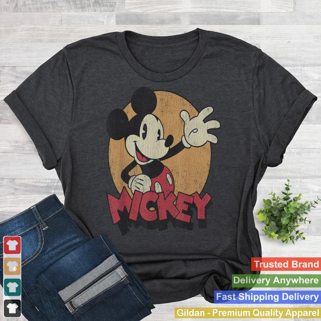 Disney Mickey And Friends Mickey Mouse Retro Distressed