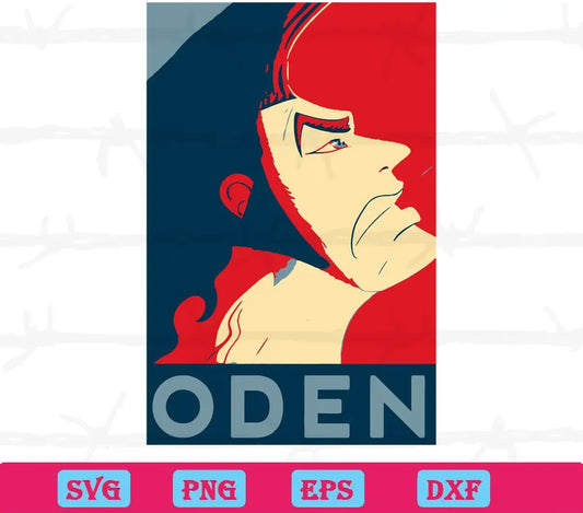 Oden Kozuki One Piece Anime, Svg Designs