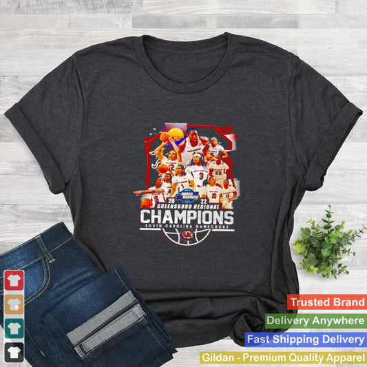 2022 greensboro regional champions South Carolina Gamecocks shirt