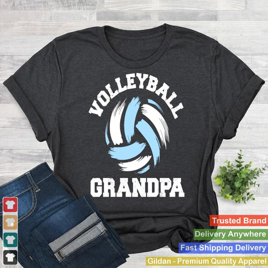 Volleyball Grandpa Funny Splash Volleyball Grandpa