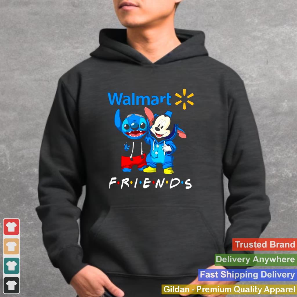 Baby Stitch And Mickey Mouse Walmart Friends Shirt