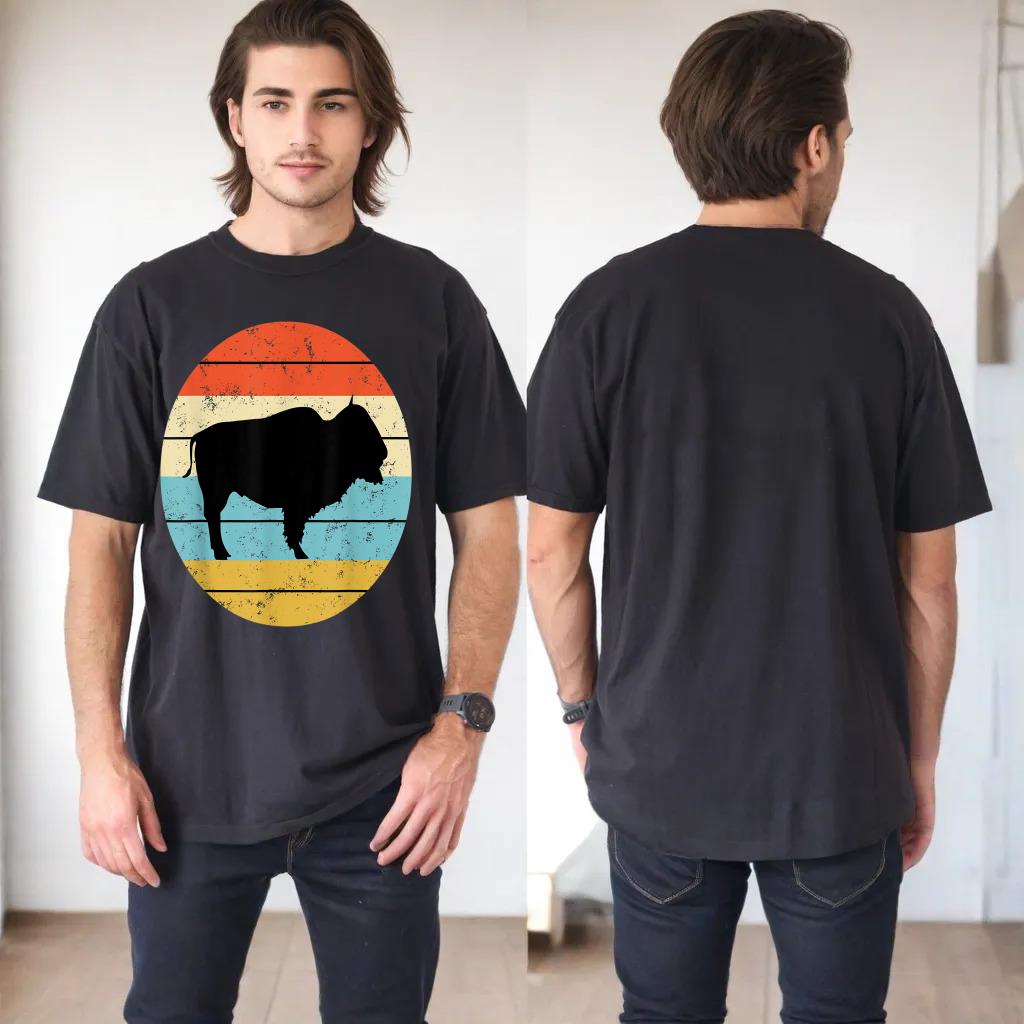 Vintage Buffalo Retro Bison