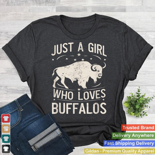 Just A Girl Who Loves Buffalos Animal Bison Buffalo Lover_11