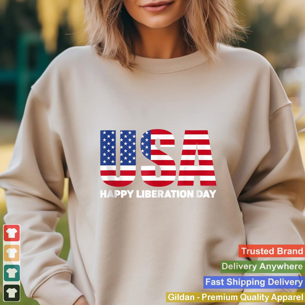 Trump 2025 Is Liberation Day Happy Liberation Day America Tank Top_1