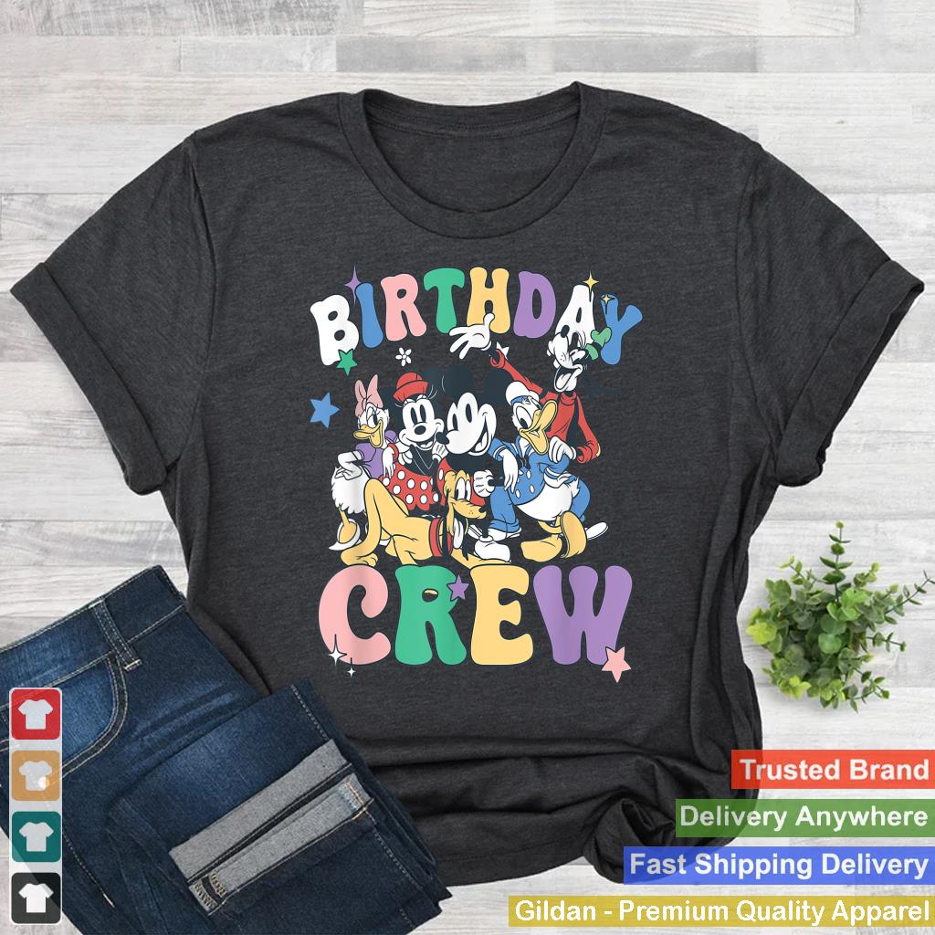 Disney Mickey And Friends Birthday Crew Vintage Group