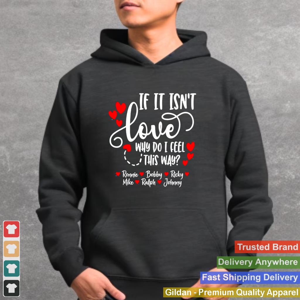 If It Isnt Love Ronnie Bobby Ricky Mike Ralph Johnny Shirt