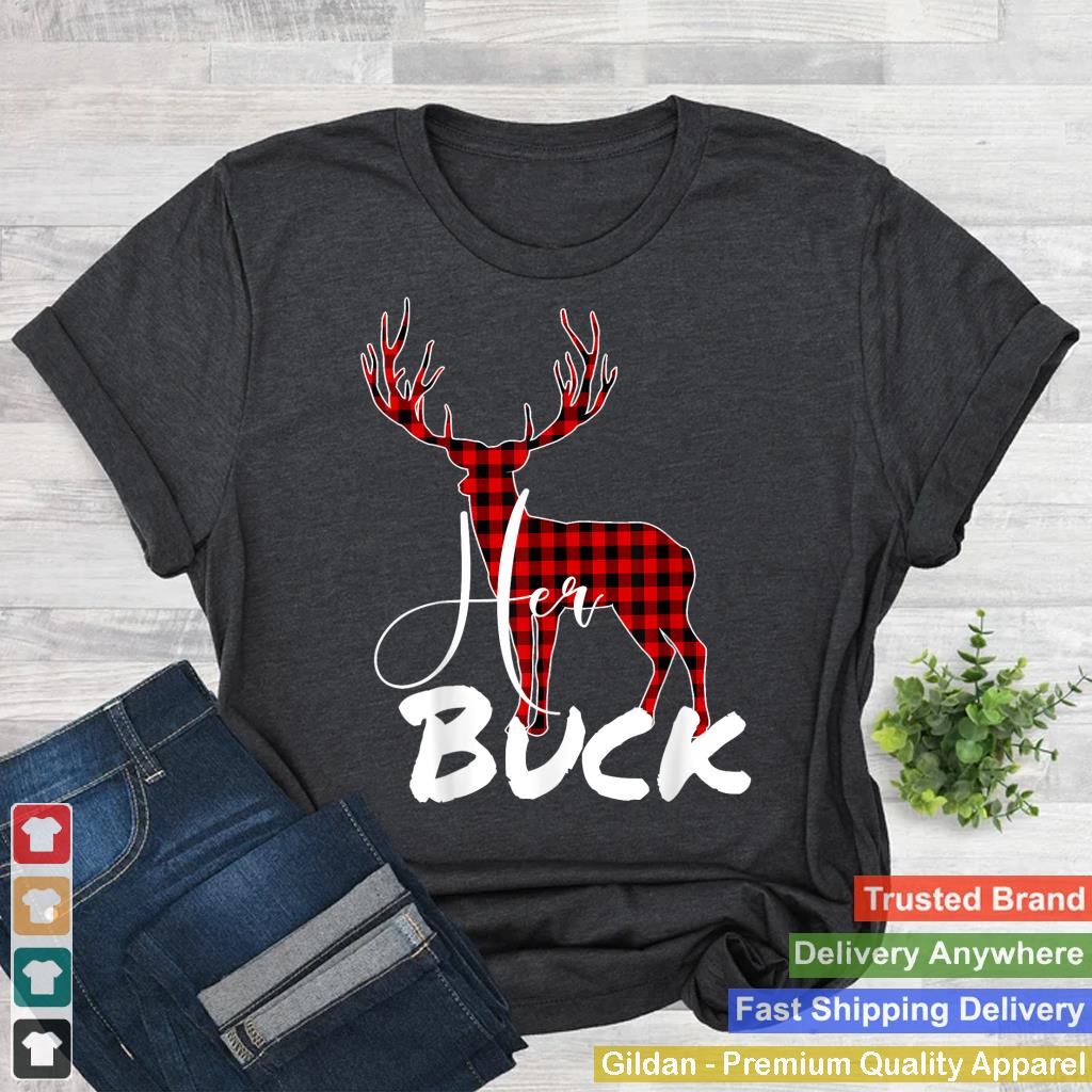 Matching Couples Christmas Pajamas Buffalo Plaid Her Buck