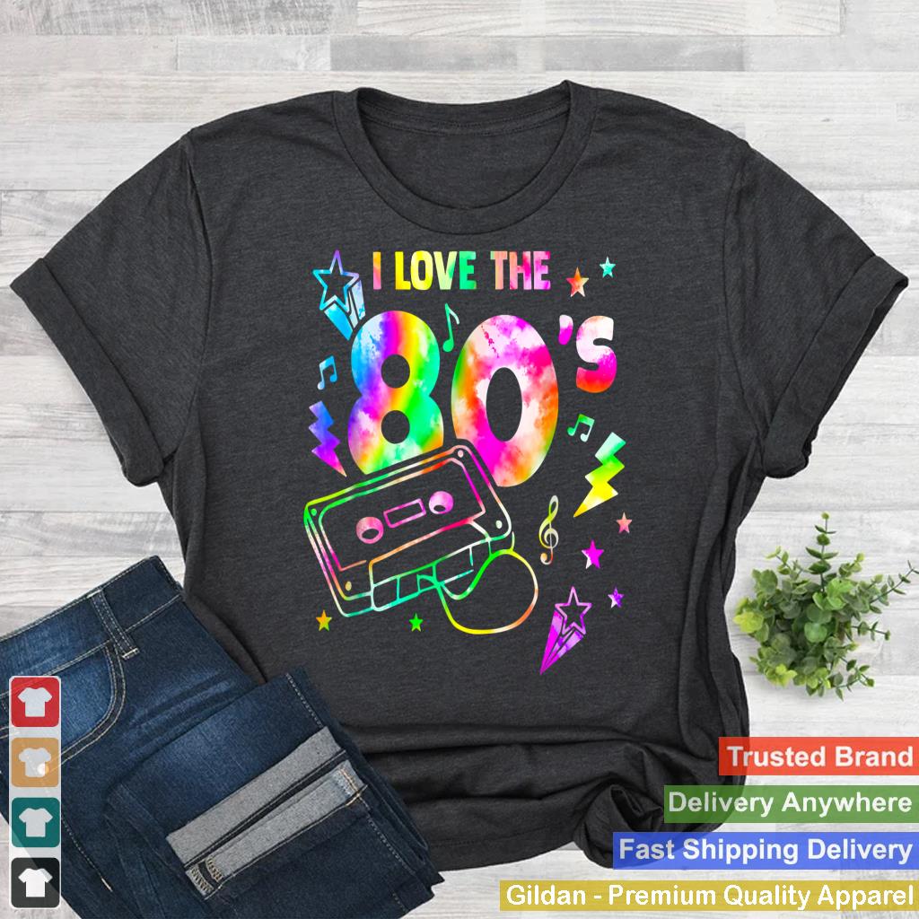 I Love The 80s Vintage Clothes Style Tape Music Retro Party