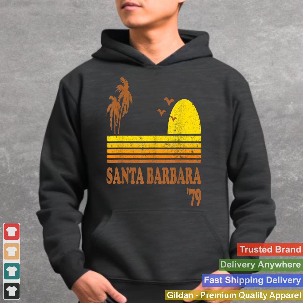 Vintage Santa Barbara Beach California Retro Sunset 70s Gift