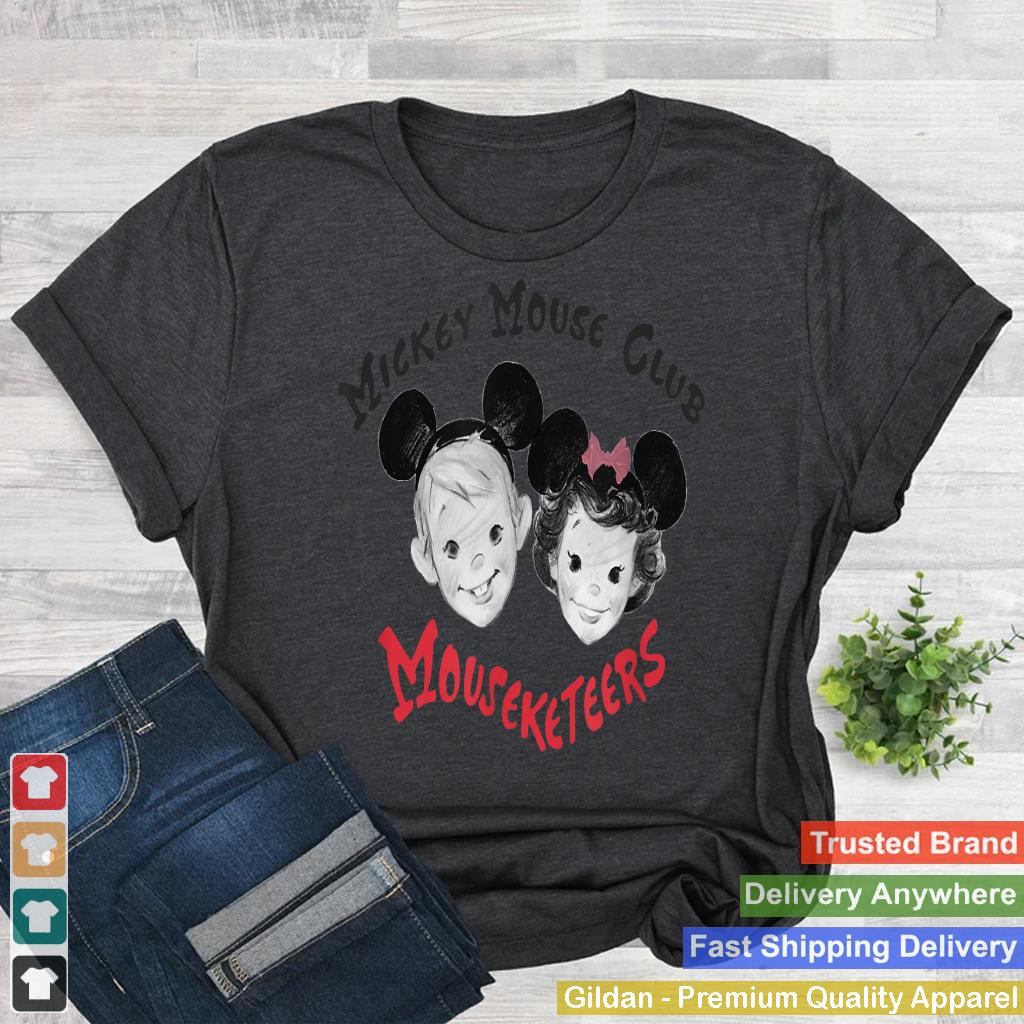 Disney Mickey And Friends Vintage Retro Sketch Mouseketeers