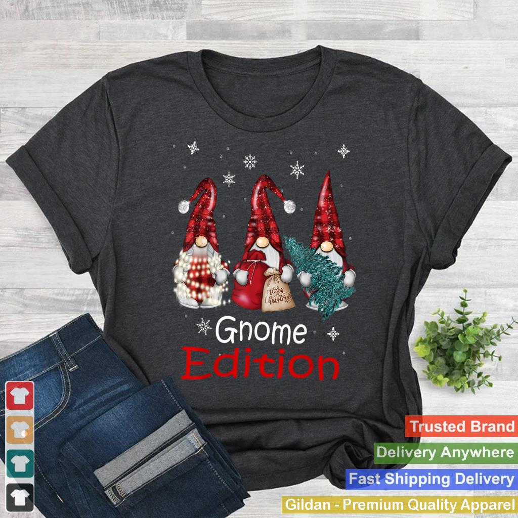 Gnome Family Christmas Shirts for Women Men - Buffalo Plaid_2