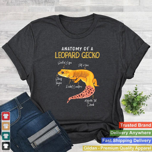 Anatomy of Leopard Gecko Terraristics Reptiles GeckoShirt Shirt