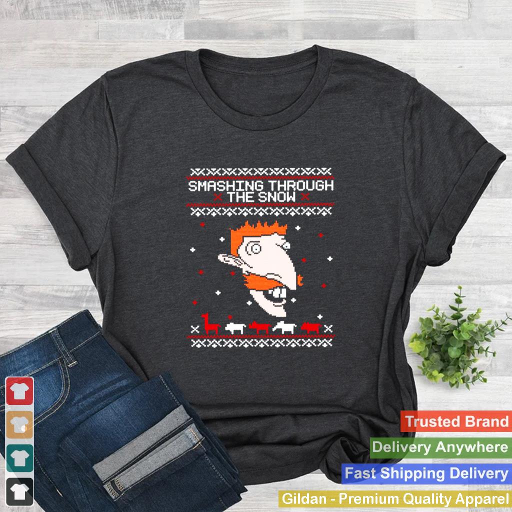 Art-Smashing-Through-The-You-Wild-Thornberrys-Funny-Snow-Green-Design-shirt