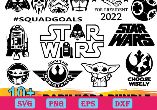 10+ Baby Yoda Bundle Svg