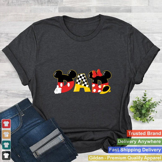 Disney Mickey Mouse & Minnie Mouse Dad Fatheru2019s Day Birthday