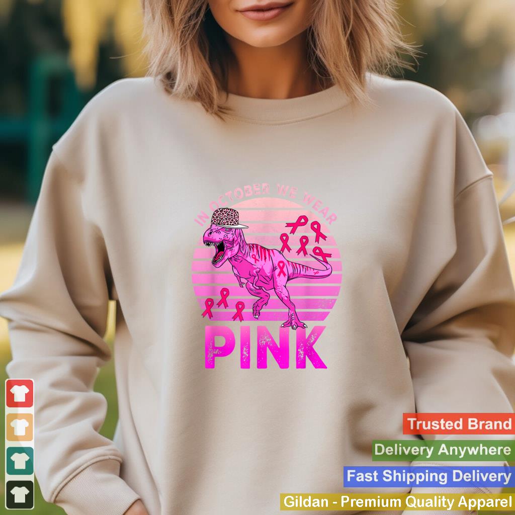 In-October-We-Wear-Pink-Breast-Cancer-Trex-Dino-Kids-Toddler-T-Shirt_2