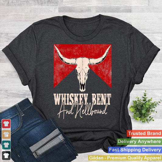 Whiskey Bent And Hellbound Graphic Western Cactus Deserts