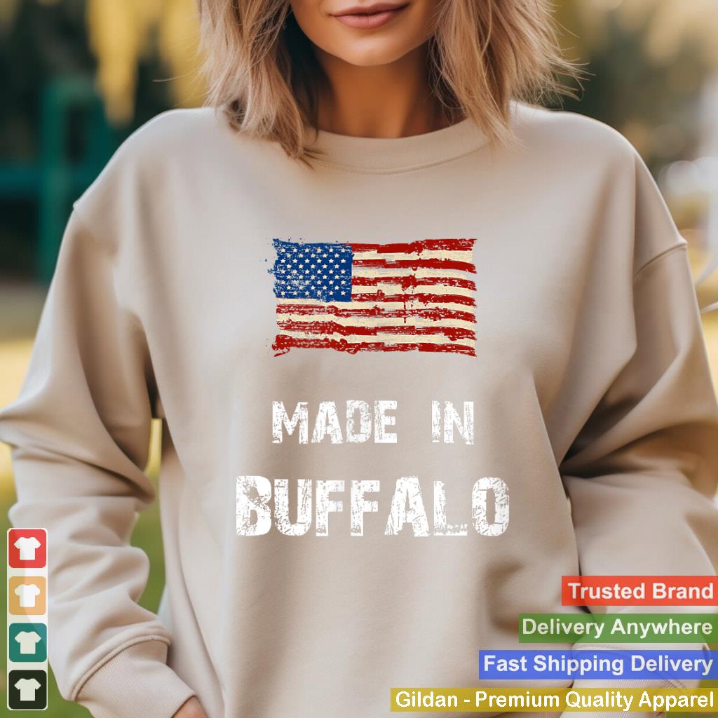 Made in Buffalo Patriotic Shirt - I Love Buffalo Tee