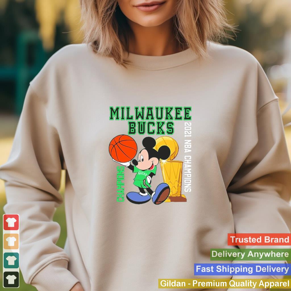 2021 NBA Champions Milwaukee Bucks Disney shirt