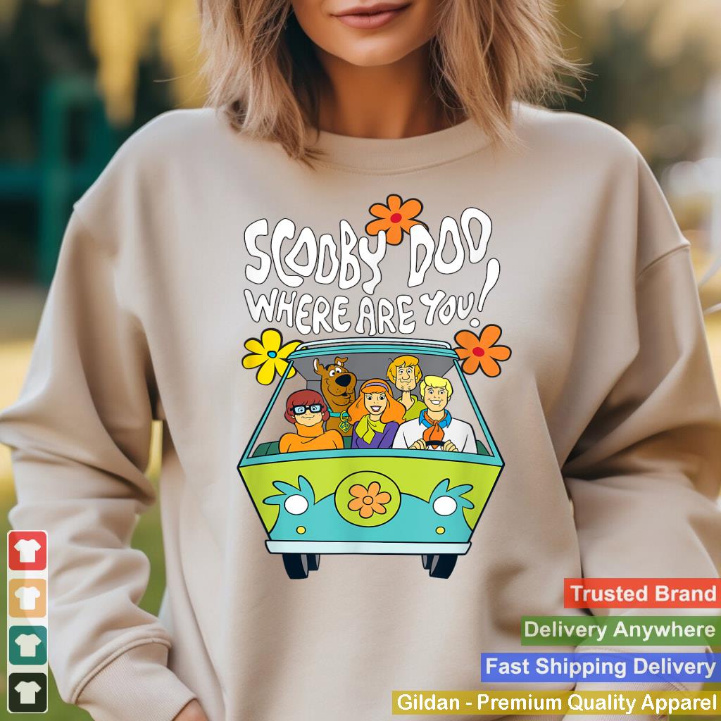 Scooby-Doo Vintage The Mystery Machine Floral Where Are You!