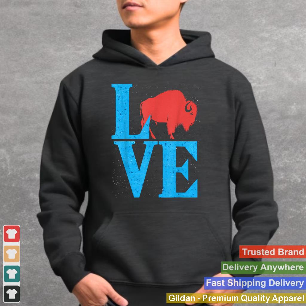 Love Buffalo Wild American Bison Lover Gifts Valentine Day