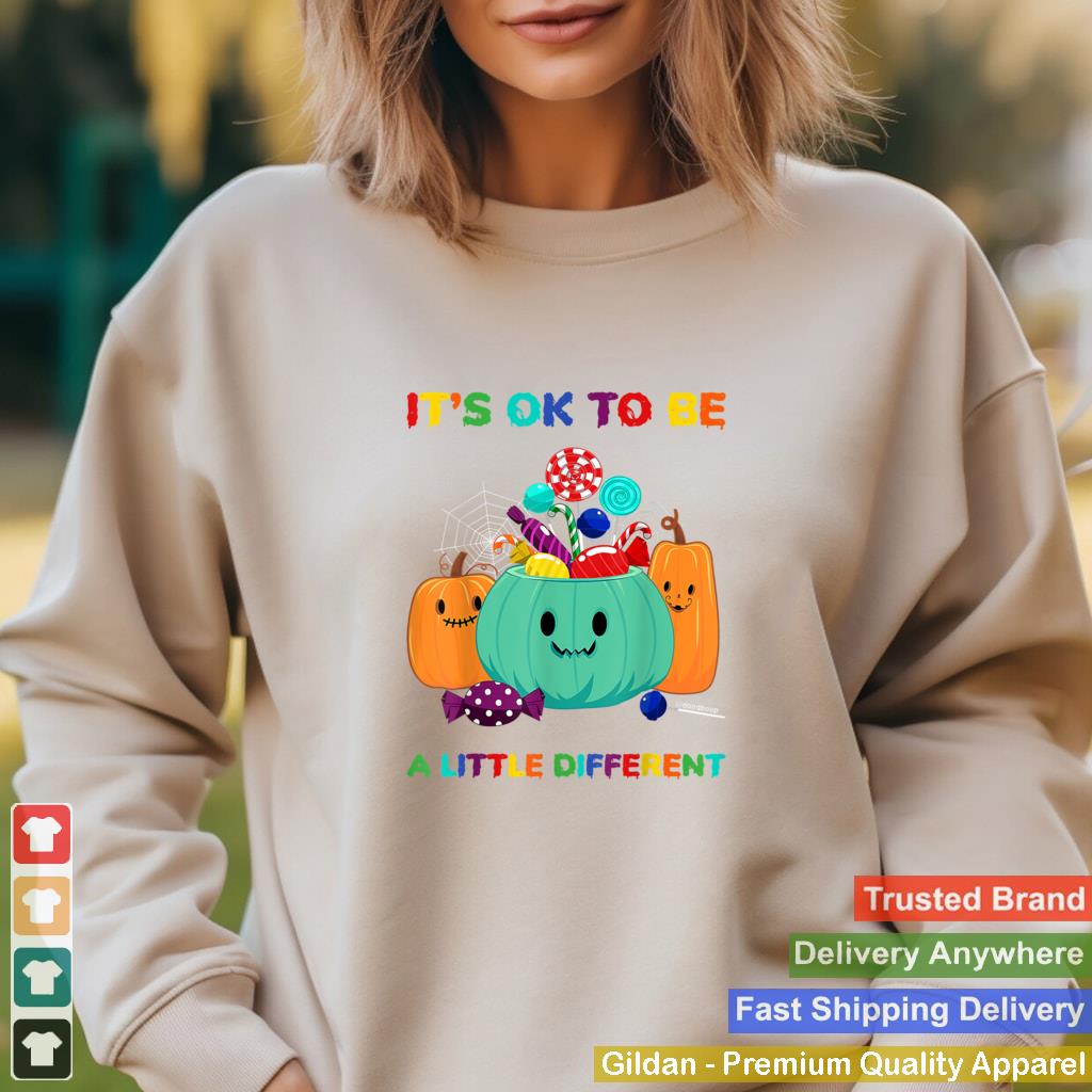 Autism Awareness Halloween Its OK To Be A Little Different T Shirt