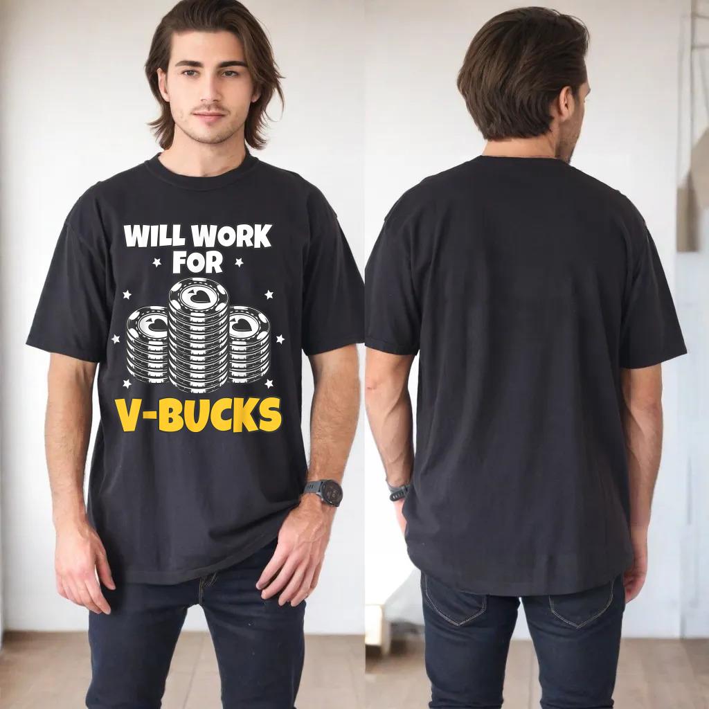 Will Work For Bucks V Gaming Gifts for RPG Gamers Youth