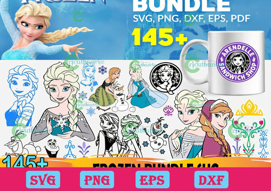 145+ Frozen Bundle Svg