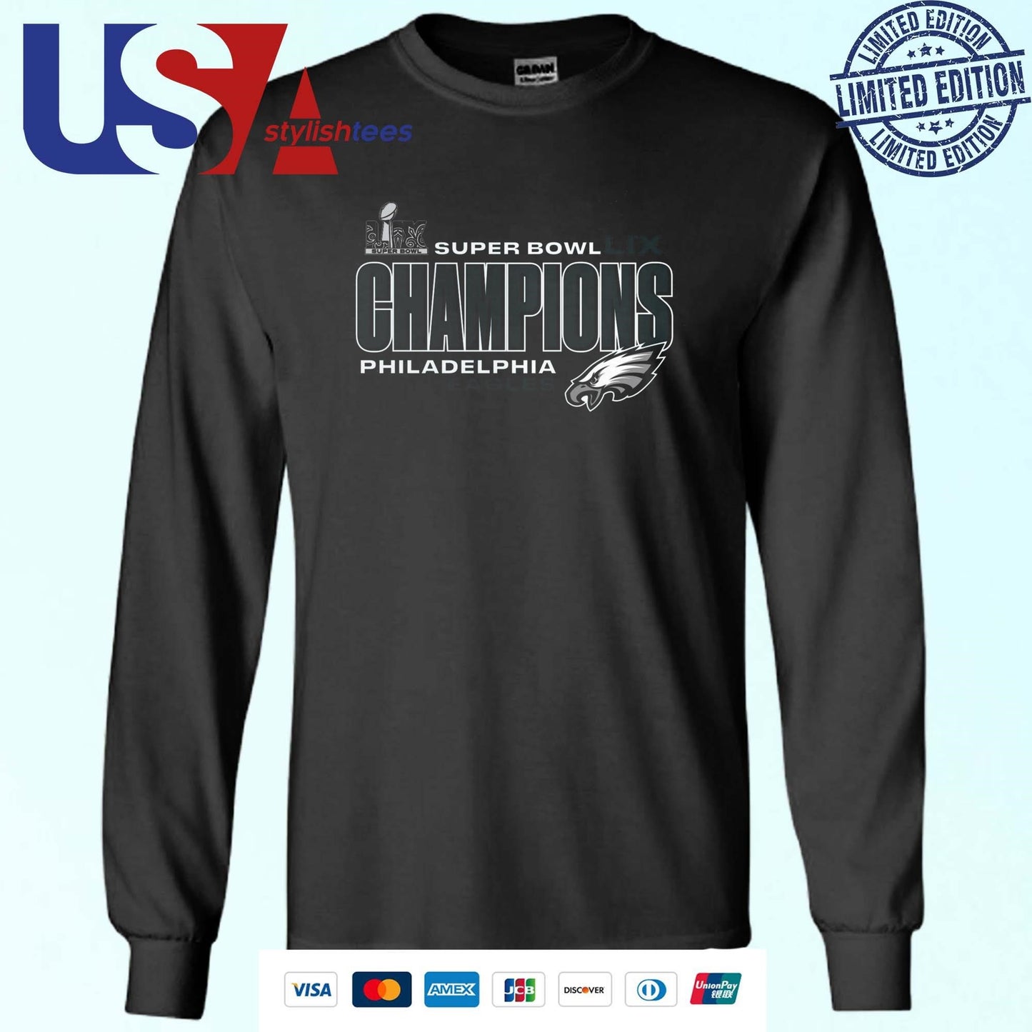 Philadelphia eagles super bowl lix champions under the lights shirt