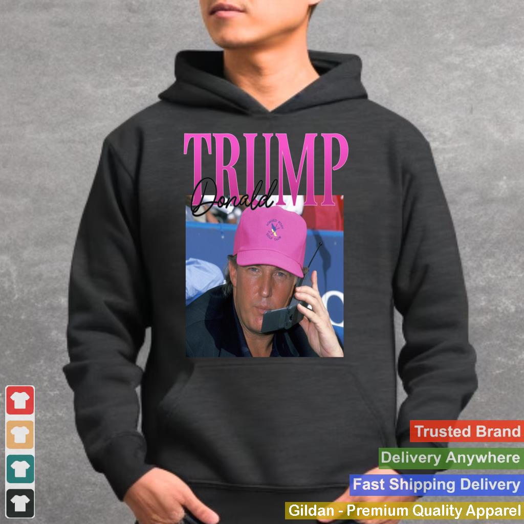 Funny Donald Trump Miss Me Yet Y2K Vintage 90s Trump Pink Sweatshirt