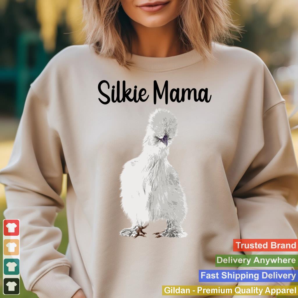 Funny Silkie Mama Design For Mom Women Silkie Chicken Lover