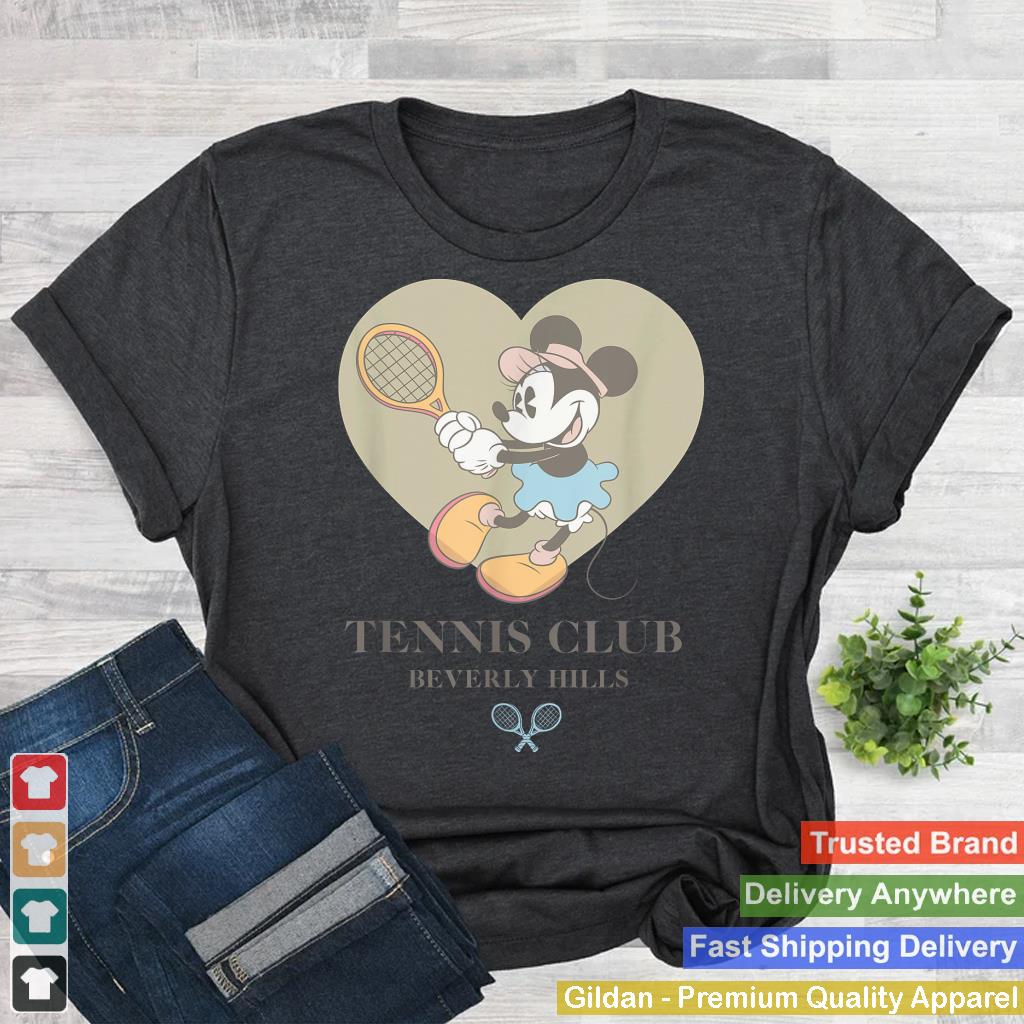 Disney Minnie Mouse Tennis Club Beverly Hills Vintage Logo