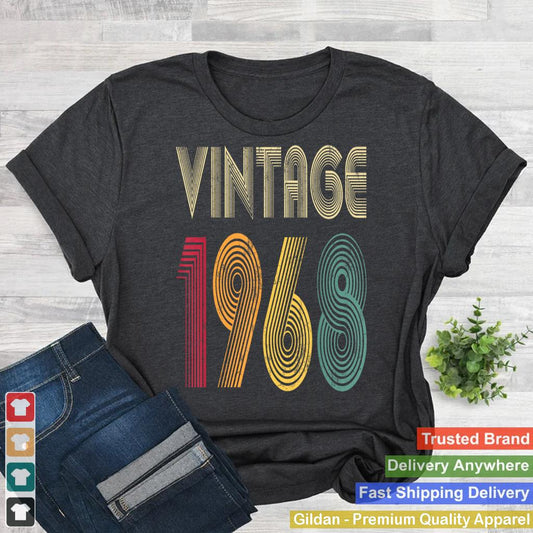 57th Birthday Gift 1968 Vintage Men Women 57 Years Old