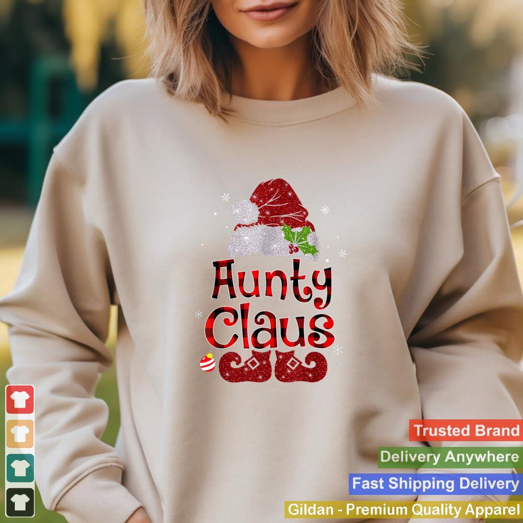 Aunty Claus Shirt Christmas Pajama Family Matching Xmas T Shirt 3 2